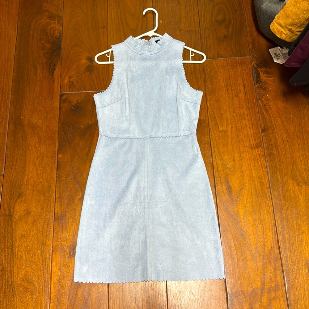 Aqua Light Blue Sleeveless Dress